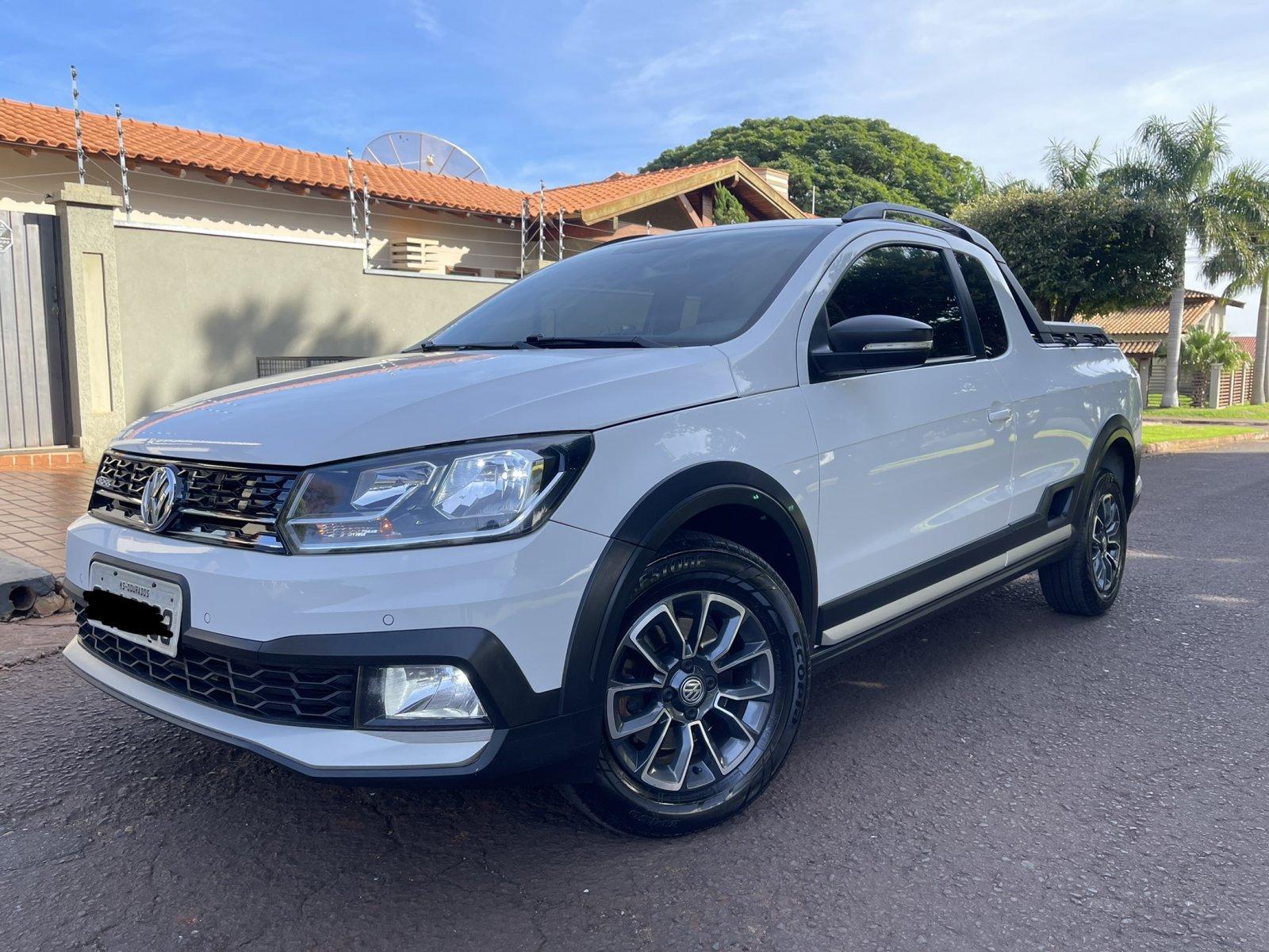 VW - Volkswagen Saveiro Cross 1.6 16v C.D. Prata 2021 - Dourados